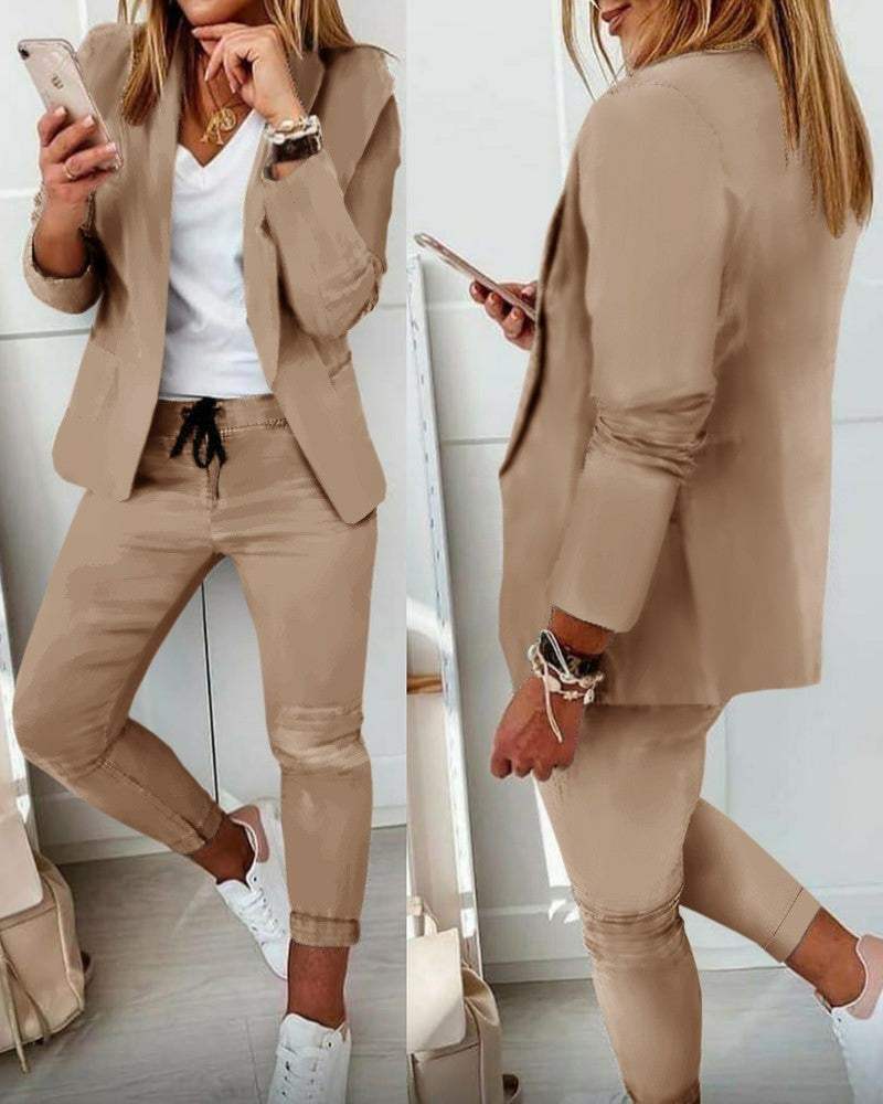 Andrea's™ | Zweiteiliger blazer anzug set