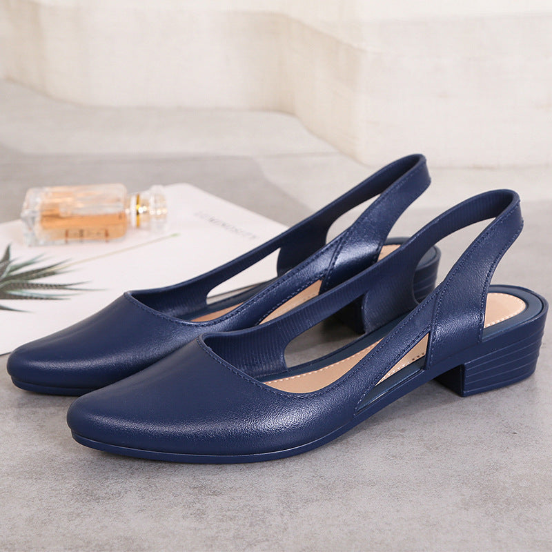 Andrea's™ | Slingback-Pumps mit niedrigem Blockabsatz