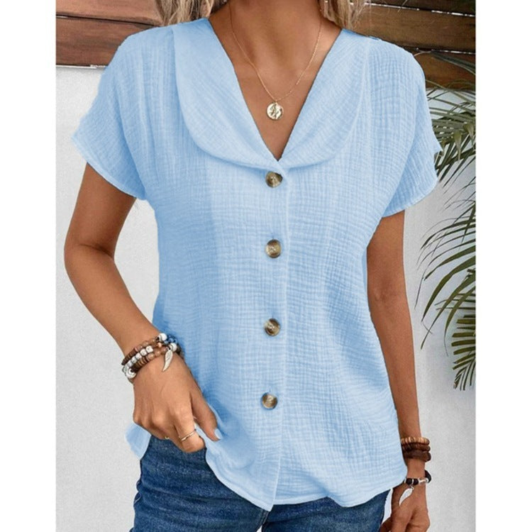 Andrea's™ | Fashion Knopf Damenbluse