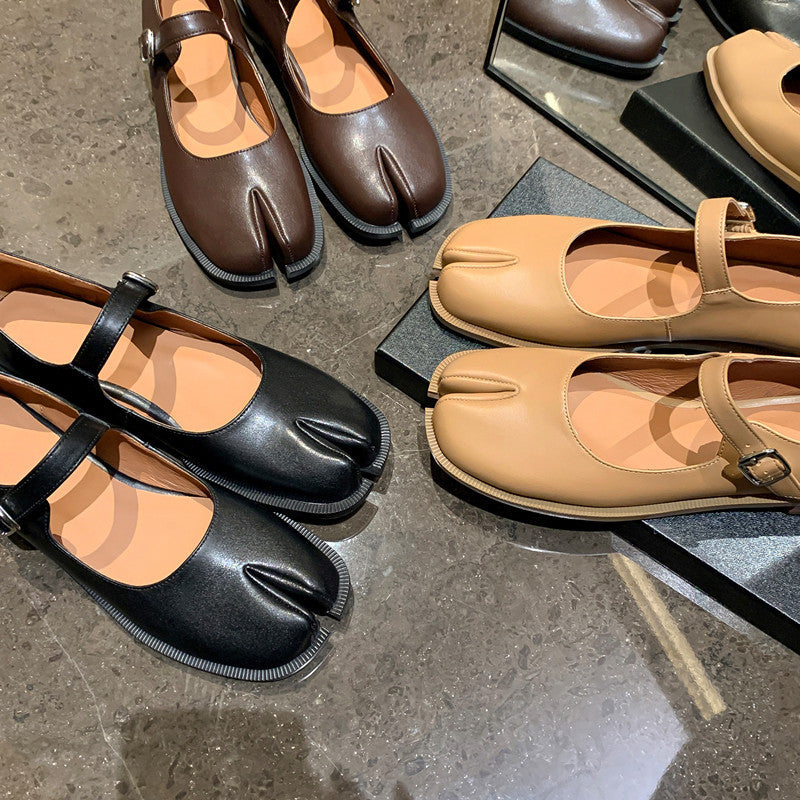 Andrea's™ | Damen-Schuhe aus weichem Leder mit Zehentrennung