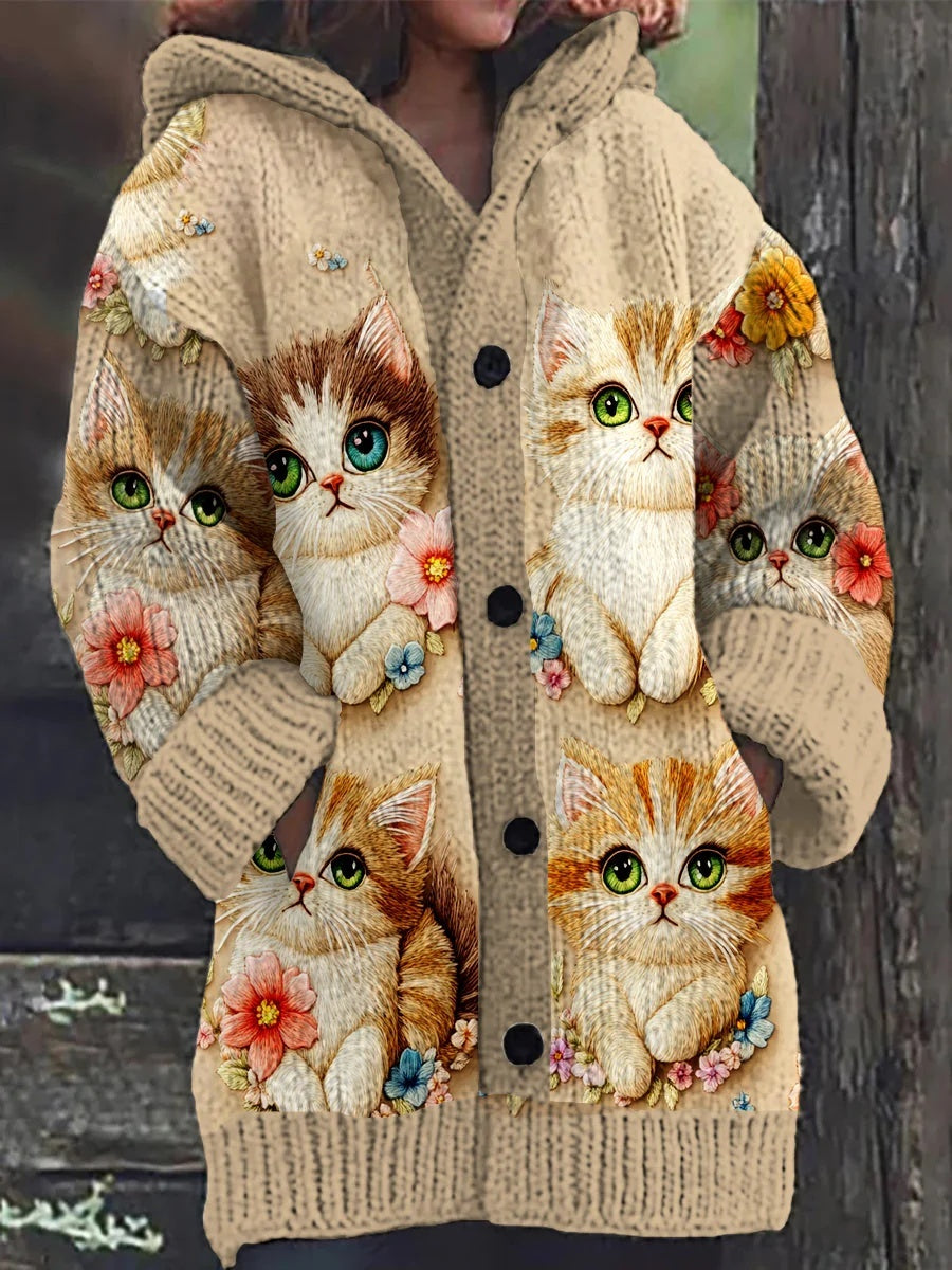 Andrea's™ | Printed Casual Cloak Coat