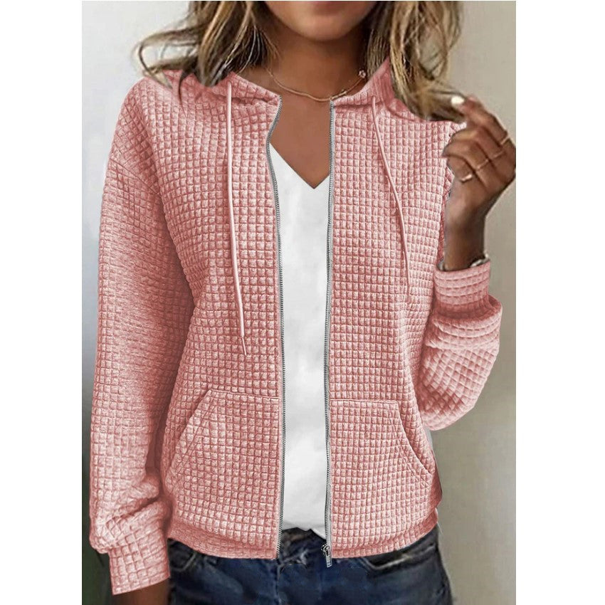 Andrea's™ | Stil Kapuzenjacke mit Reißverschluss