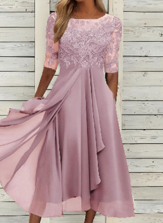 Andrea's™ | Chiffonspitzenkleid