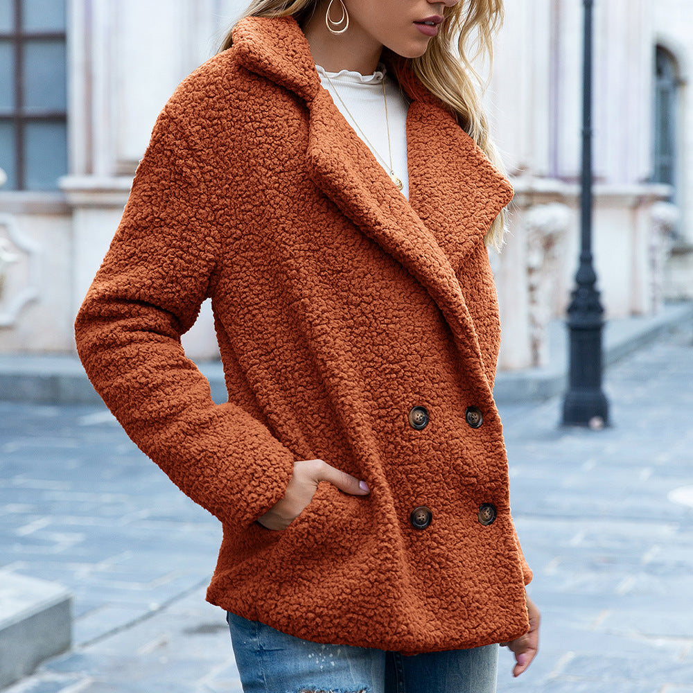 Andrea's™ | Flauschiger Wintermantel im lockeren Schnitt