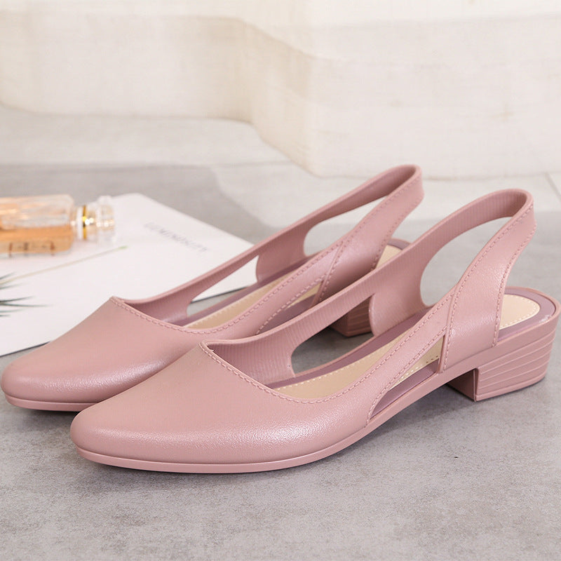 Andrea's™ | Slingback-Pumps mit niedrigem Blockabsatz