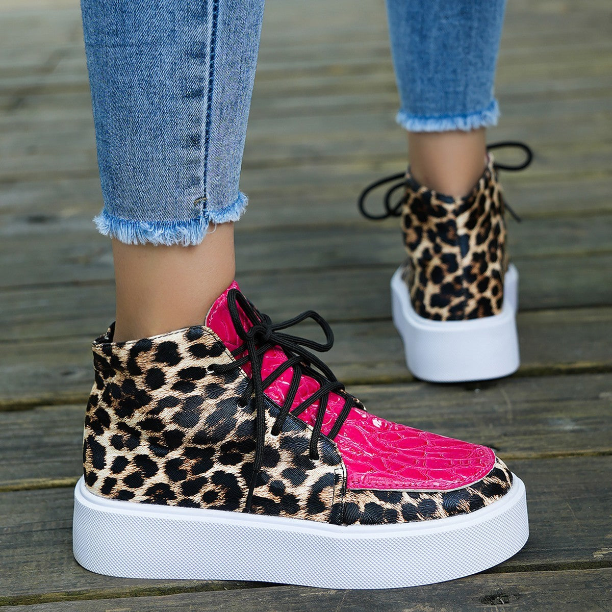 Andrea's™ | Neue High-Tops im Leo-Look