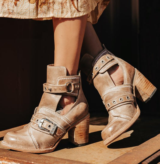 Andrea's™ | Riemchen-High Heels mit Schnallendetail