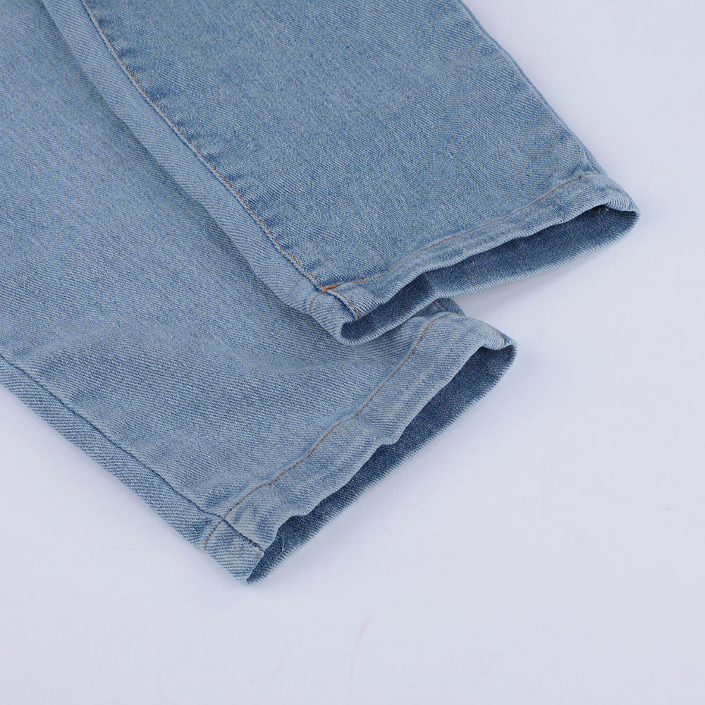 Andrea's™ | Denim-Overall - Vorder- und Rückansicht