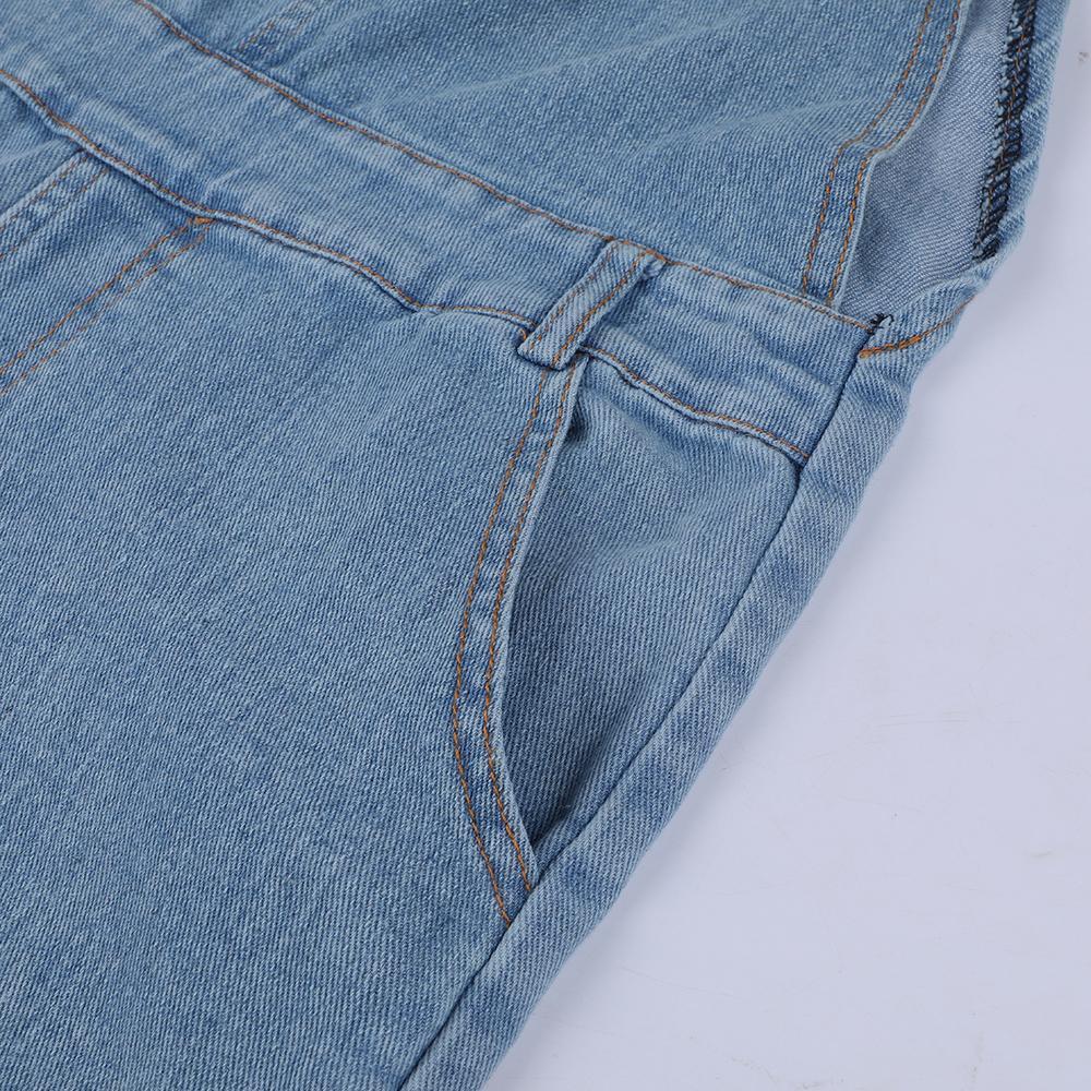 Andrea's™ | Denim-Overall - Vorder- und Rückansicht