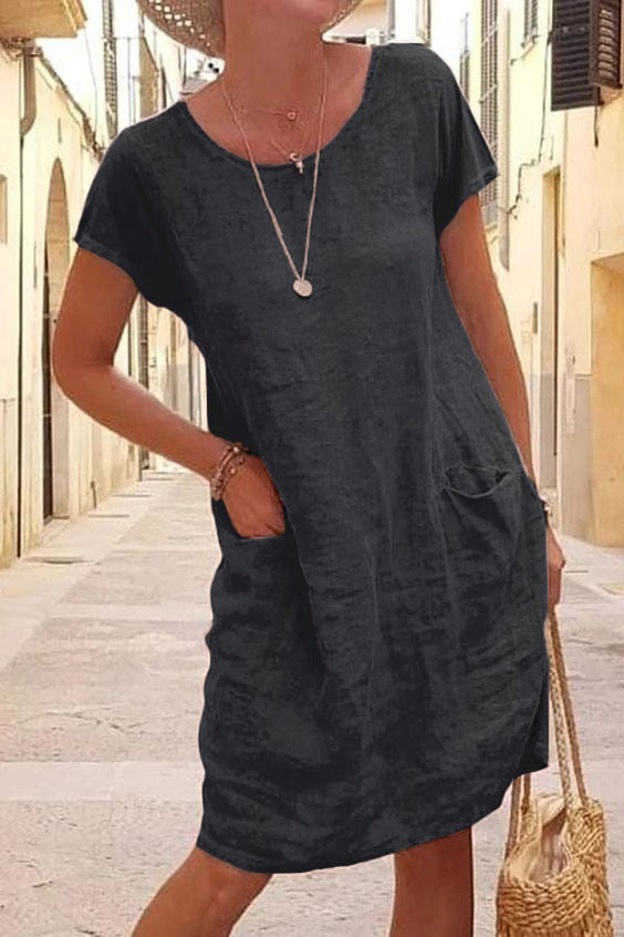 Andrea's™ | Alltagstaugliches, bequemes Baumwollkleid