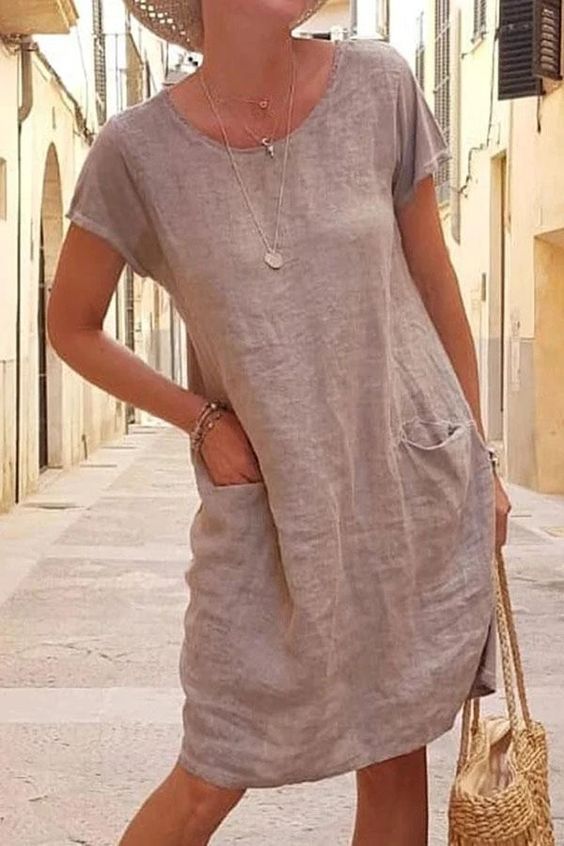 Andrea's™ | Alltagstaugliches, bequemes Baumwollkleid