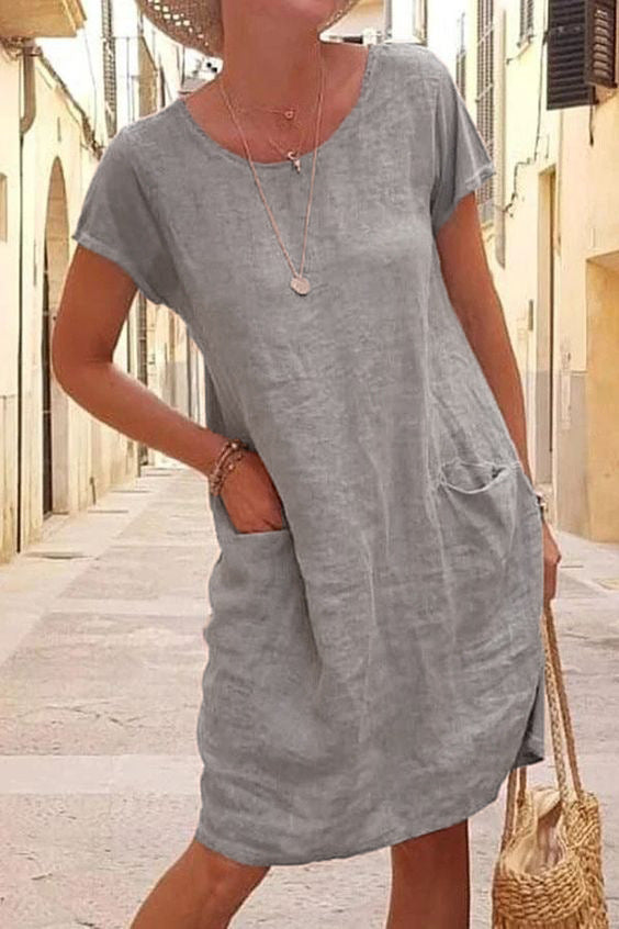 Andrea's™ | Alltagstaugliches, bequemes Baumwollkleid