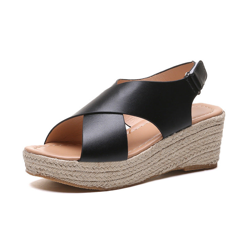 Andrea's™ | Sommerliche Viskose-Gummisandalen