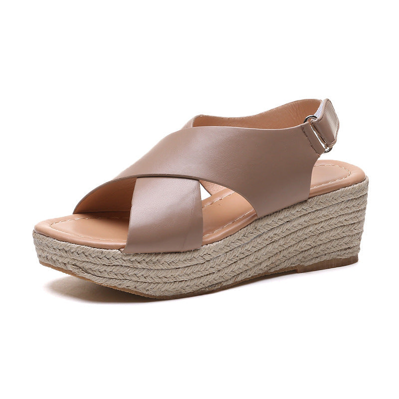 Andrea's™ | Sommerliche Viskose-Gummisandalen
