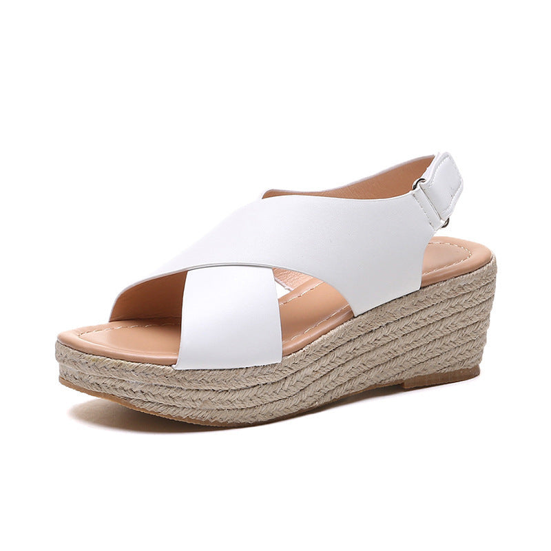 Andrea's™ | Sommerliche Viskose-Gummisandalen