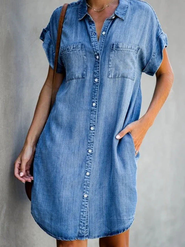 Andrea's™ | Klassisches Denim-Minikleid