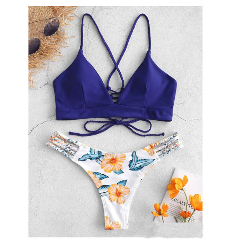 Pinterest-inspiriertes Andrea Serena Flecht-Bikini-Set
