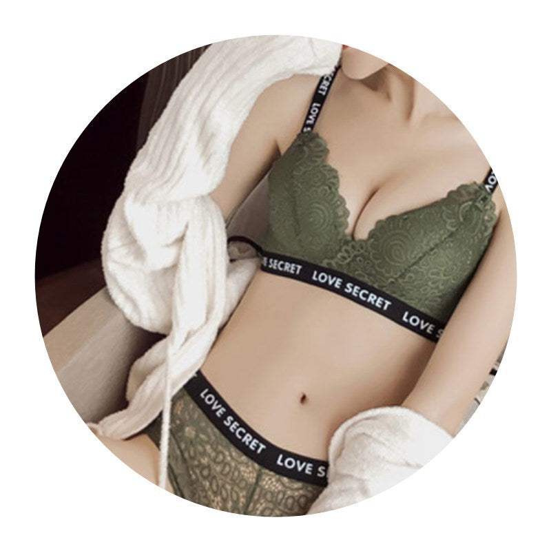 Andrea's™ | Spitzen-Panty und BH Lounge-Unterwäscheset