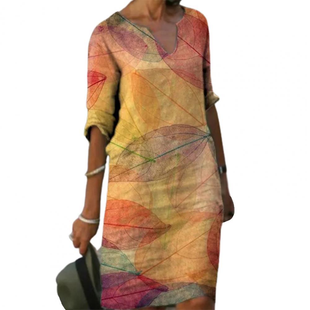 Andrea's™ | Bedrucktes, lässiges Minikleid mit lockerer Taille