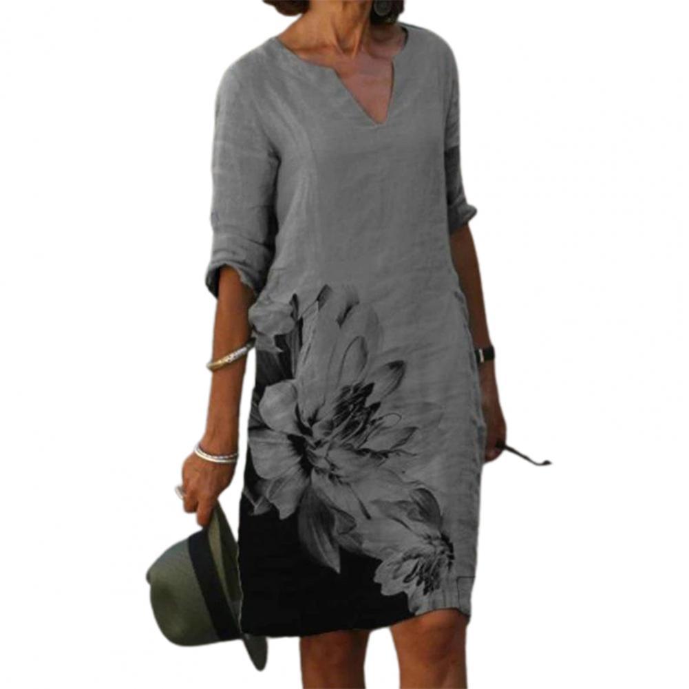 Andrea's™ | Bedrucktes, lässiges Minikleid mit lockerer Taille