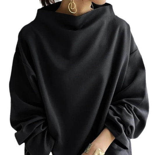 Andrea's™ |  Lässiges Damenoberteil in Uni-Farbe