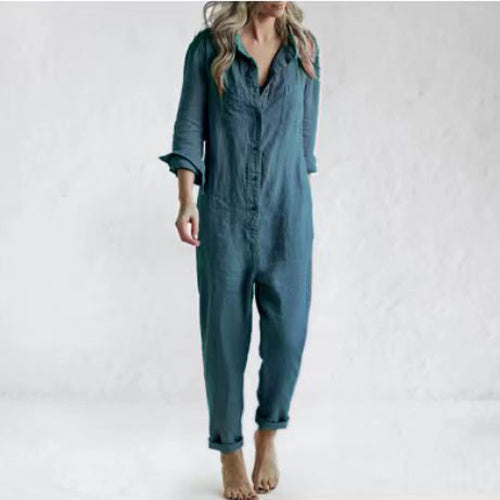 Andrea's™ | Jumpsuit mit Knöpfen
