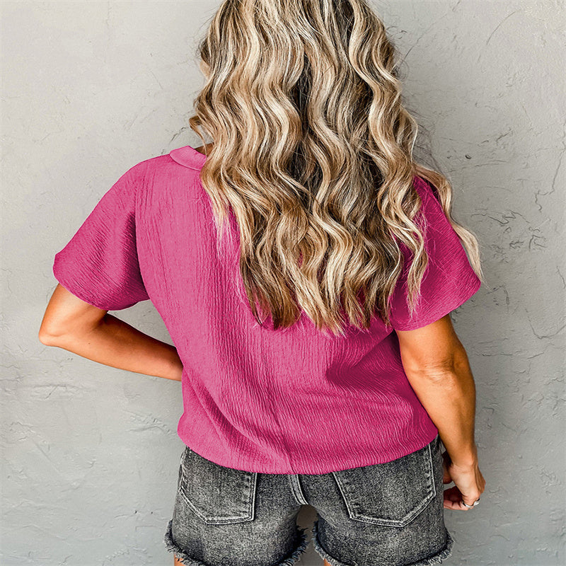 Locker geschnittenes T-Shirt im Pinterest-Stil von Andrea Serena