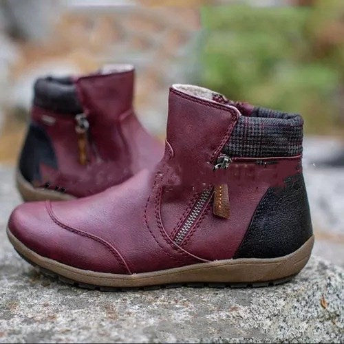 Andrea's™ | Warme Schneeschuhe mit praktischem Doppelreißverschluss