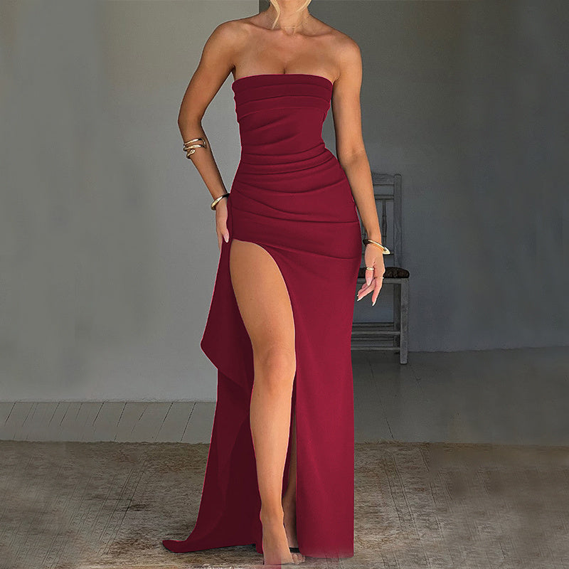 Andrea's™ | Langes Kleid mit Schlitz