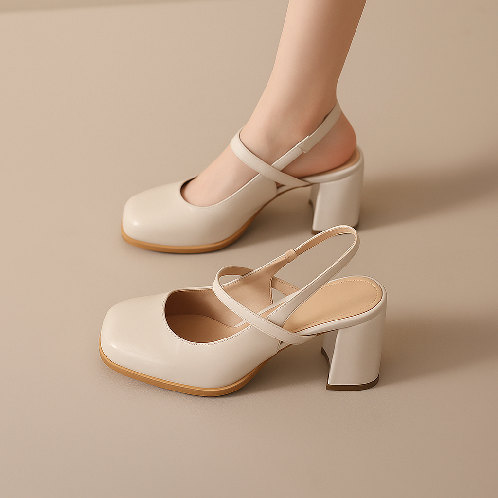 Andrea's™ | Design-Sandalen mit hoher Absatz und französischer Zehenkappe