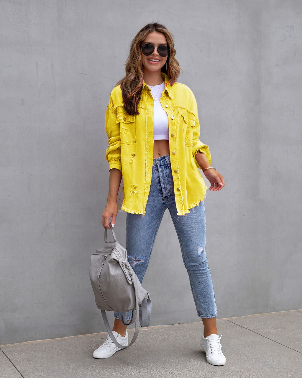 Andrea's™ | Modische Freizeitjacke mit Rissen