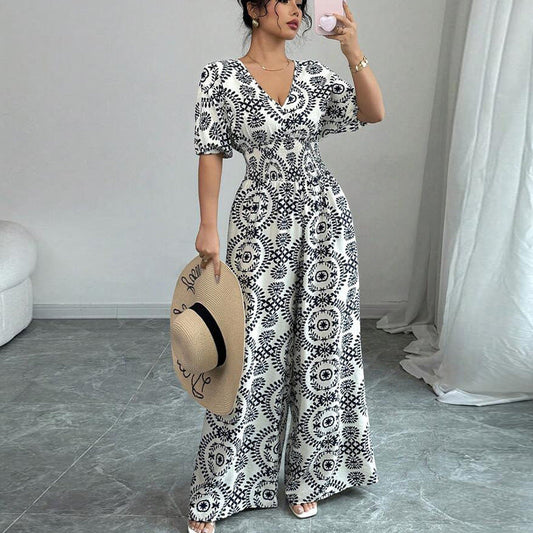 Schicker Jumpsuit mit Boho-Print von Andrea Serena