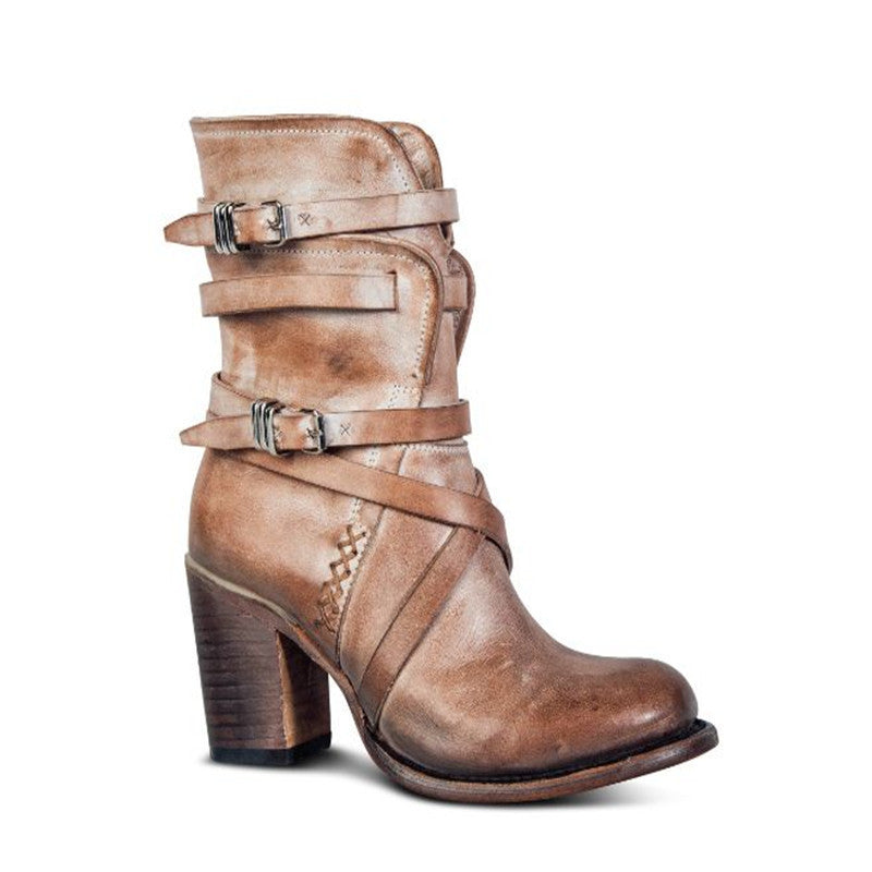 Andrea's™ | Stiefeletten mit Riemendetails