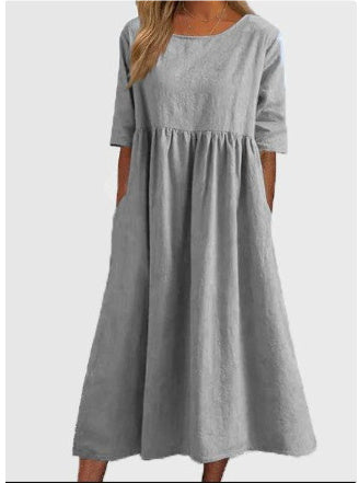 Andrea's™ | Lässiges Baumwollkleid mit Taschen