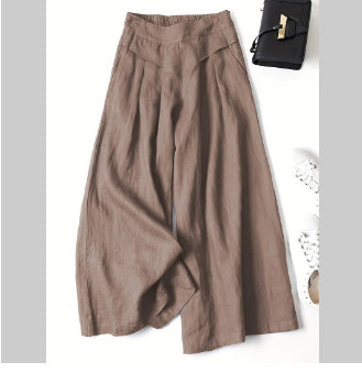 Andrea's™ | Weit geschnittene Leinenhose
