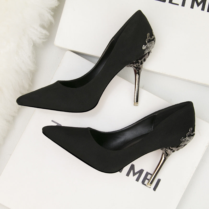 Elegante Wildleder-High Heels von Andrea Serena