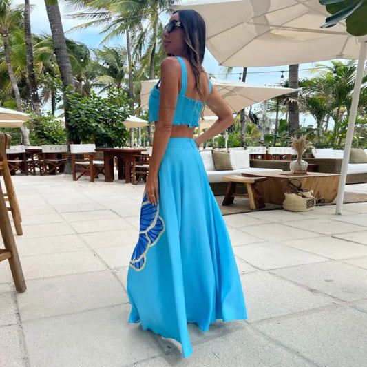 Andrea's™ | Zweiteiliges Sommer-Outfit mit Blumenmuster