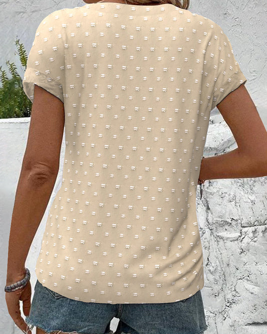 Andrea's™ | Bluse Mit Drop Shoulder In Blau