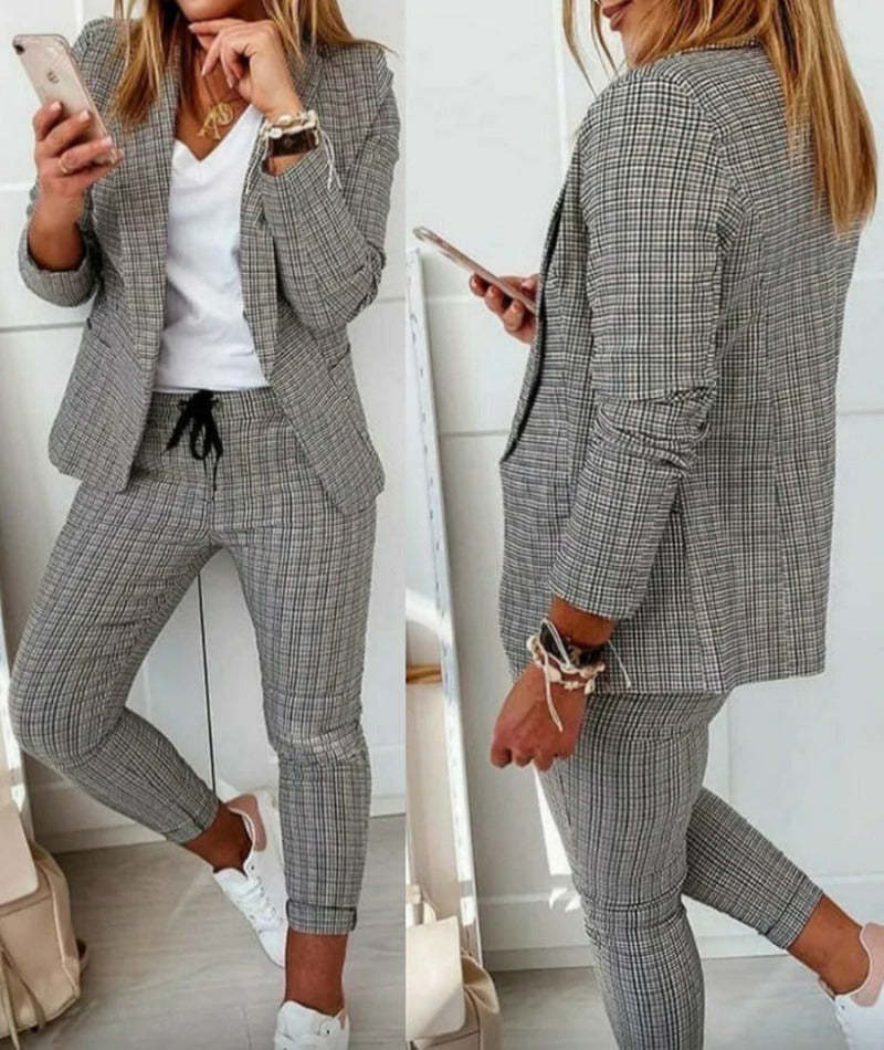 Andrea's™ | Lässiges Damen-Hosenanzug-Set mit geradem Schnitt