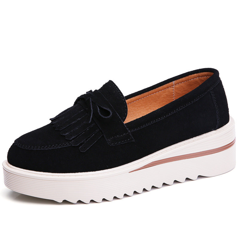 Andrea's™ | Damen-Slipper mit dicker Sohle und Schleifen-Quaste