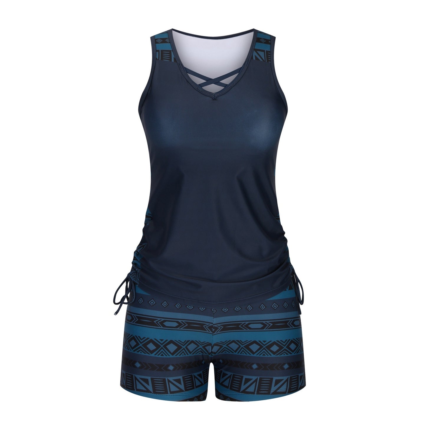 Andrea's™ | Tankini mit Muster-Shorts