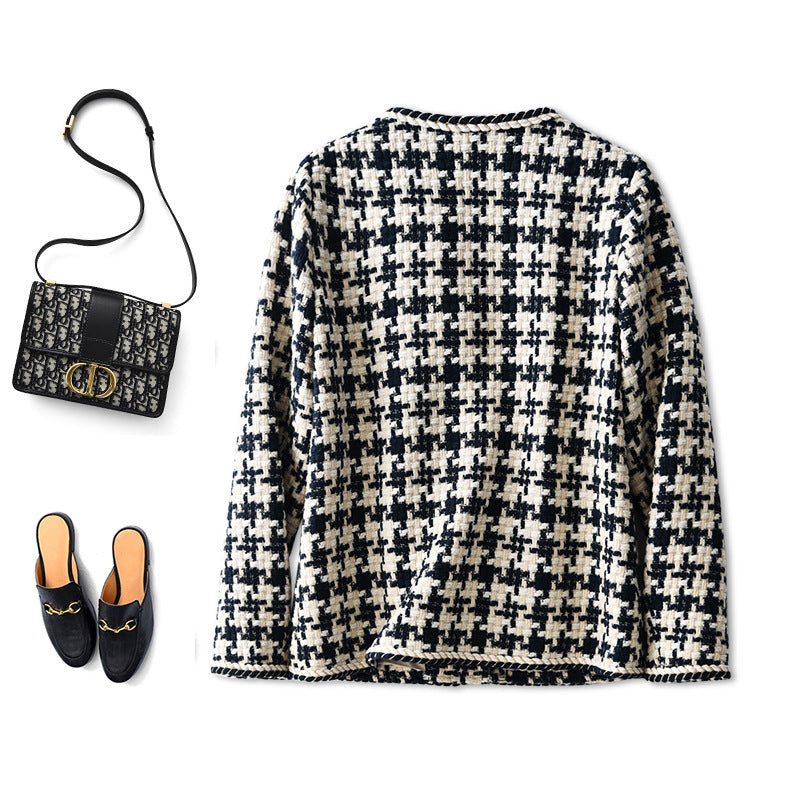 Andrea's™ | Tweed-Blazer ohne Knöpfe