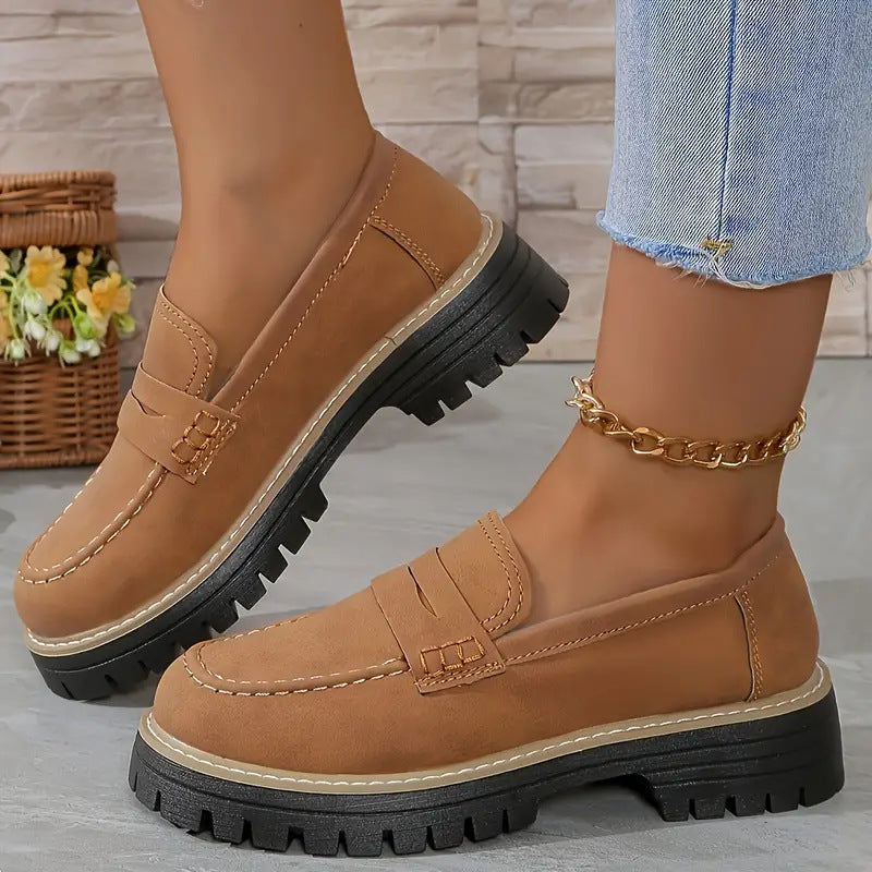 Andrea's™ | Matte Damen-Schuhe im britischen Casual-Look