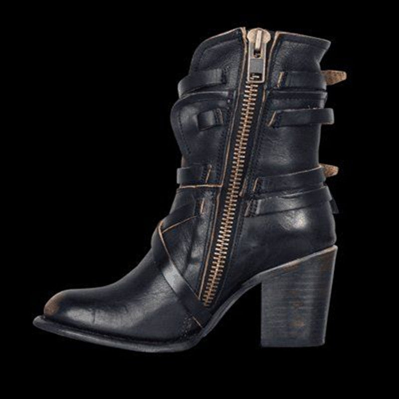 Andrea's™ | Stiefeletten mit Riemendetails