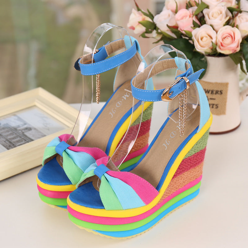 Andrea's™ | High Heel Keilsandalen