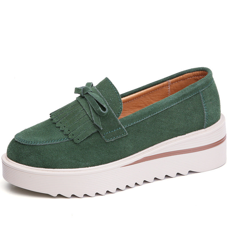 Andrea's™ | Damen-Slipper mit dicker Sohle und Schleifen-Quaste
