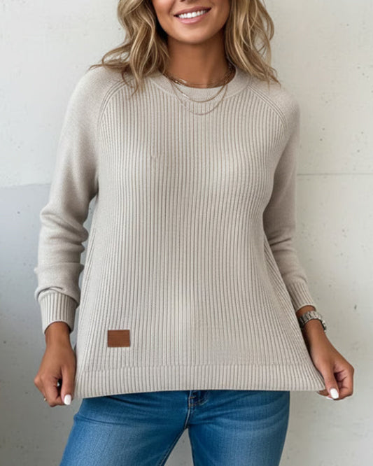 Andrea's™ | Pullover mit modischem Rundhalsausschnitt