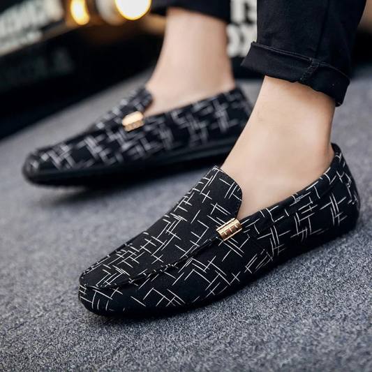 Moderne Canvas-Loafer von Andrea Serena – Alltagsschuhe