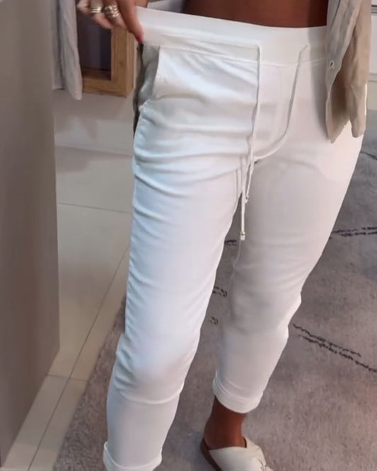 Andrea's™ | Bleistifthose lässig Kordelzug