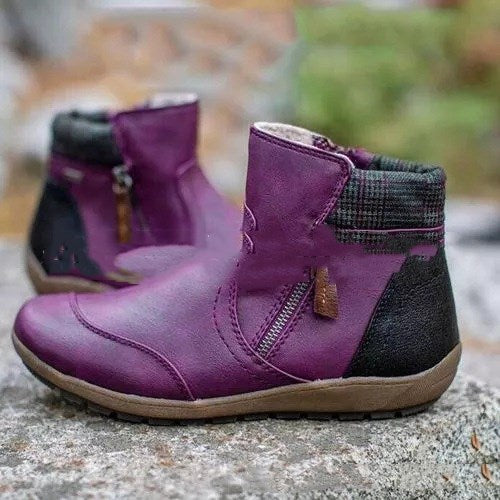 Andrea's™ | Warme Schneeschuhe mit praktischem Doppelreißverschluss